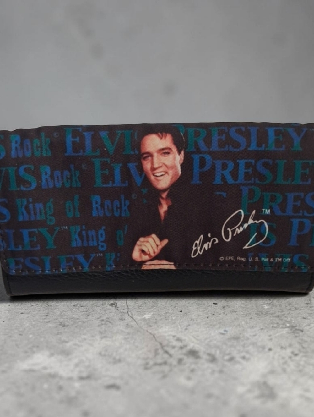 Elvis Presley Black Wallet